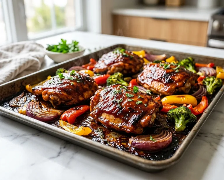Sheet Pan BBQ Chicken Thighs
