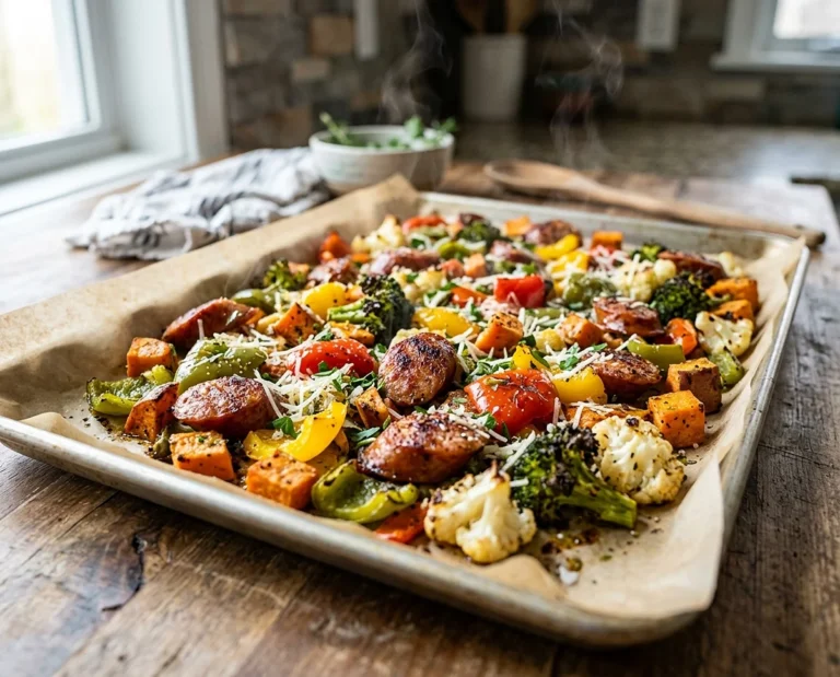 Sheet Pan Sausage and Veggies
