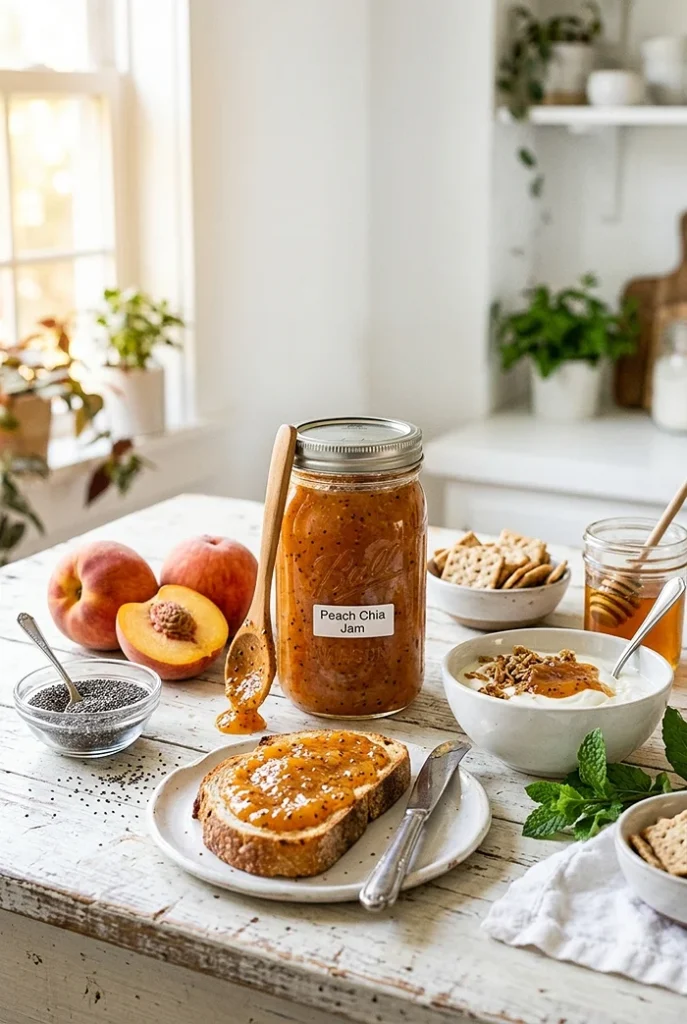 Small Batch Peach Jam