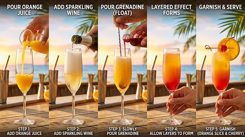 Sunset Cocktail Recipe