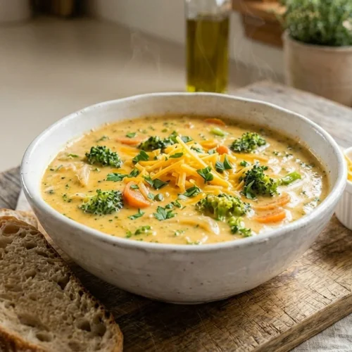 The Best Broccoli Cheese Soup