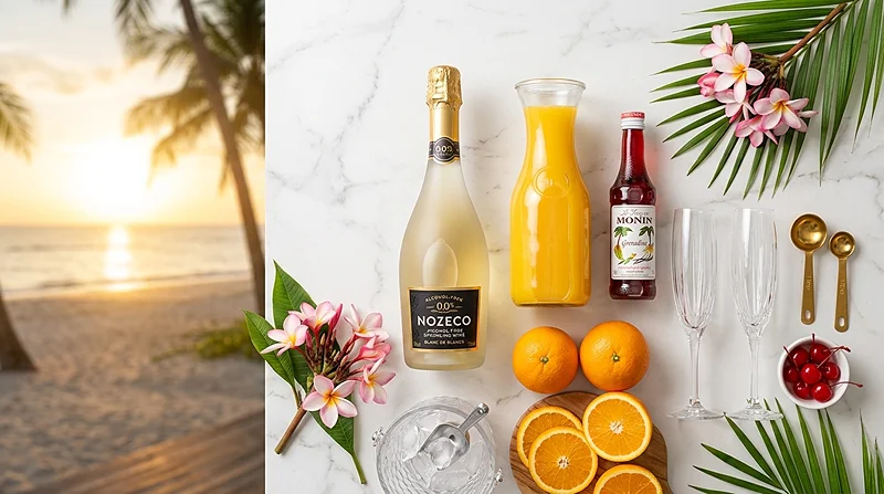Tropical Malibu Cocktail