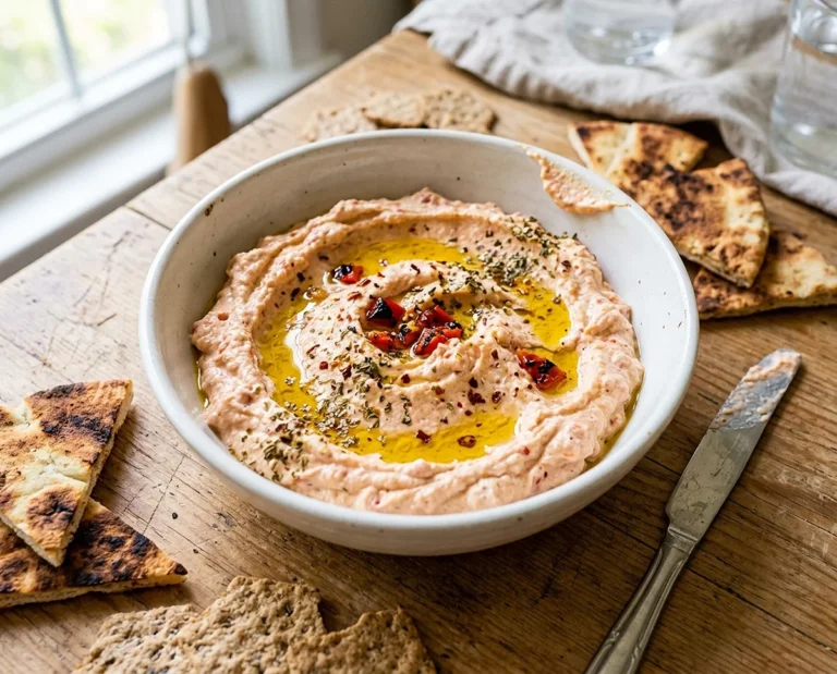 Whipped Feta Roasted Pepper Dip