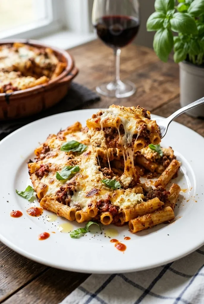 Ziti with Ricotta Cheese
