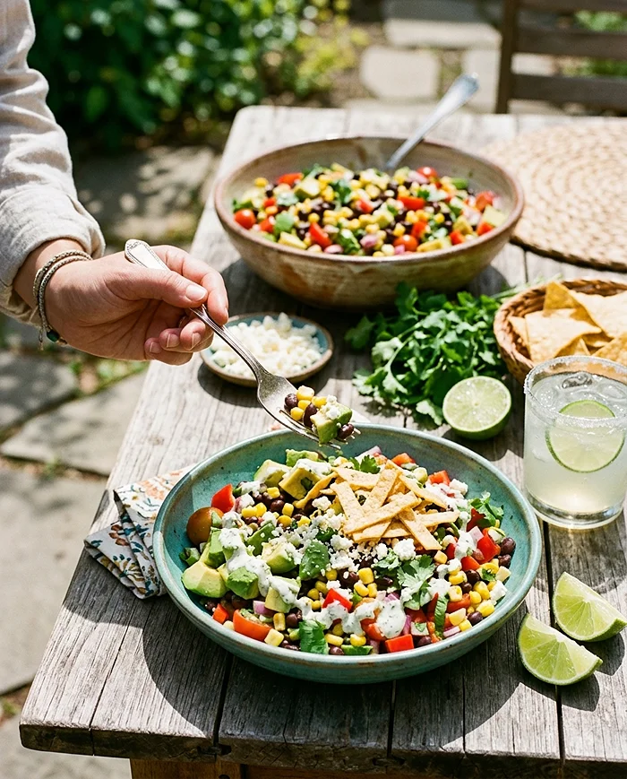 Southwest Avocado Salad 4 avocado corn salad