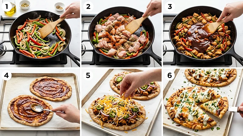 bbq chicken flatbread