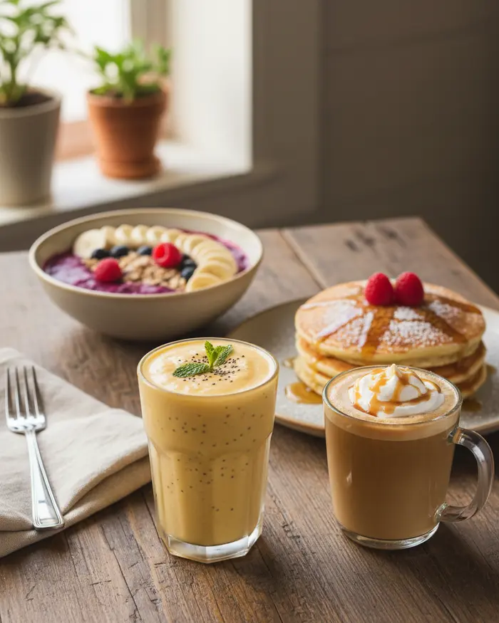Perfect Breakfast Drinks 3 Breakfast Drinks serving suggestion
