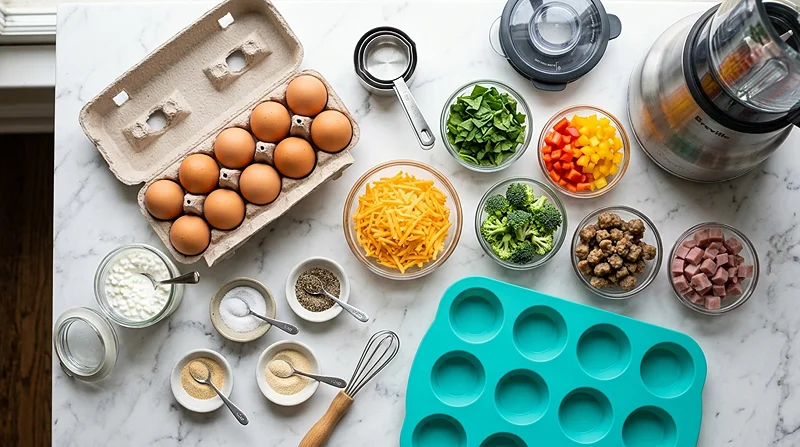 High Protein Egg Bites 2 breakfast egg bites