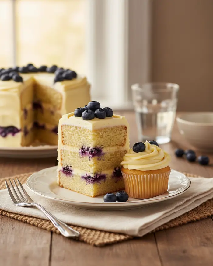 Cakes & Cupcakes serving suggestion