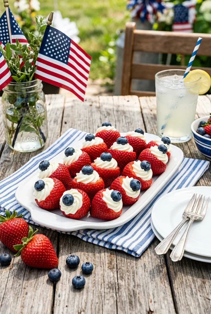 cheesecake stuffed strawberries