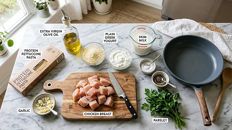chicken alfredo healthy