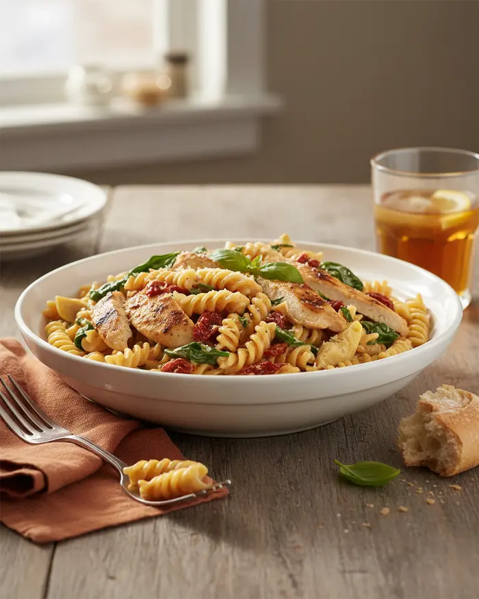 Chicken Pasta Dinners serving suggestion