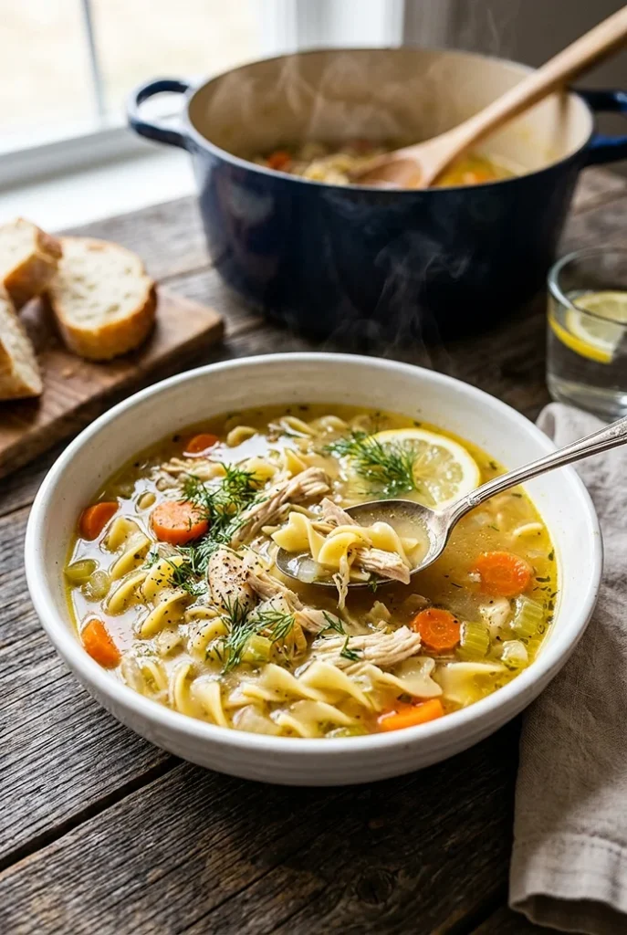 comforting chicken soup