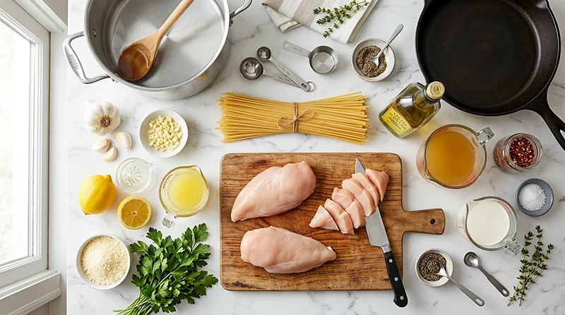 Lemon Garlic Chicken Pasta 2 creamy lemon chicken pasta