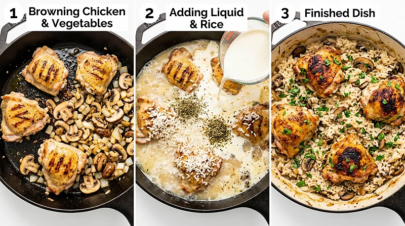 creamy rice dinner