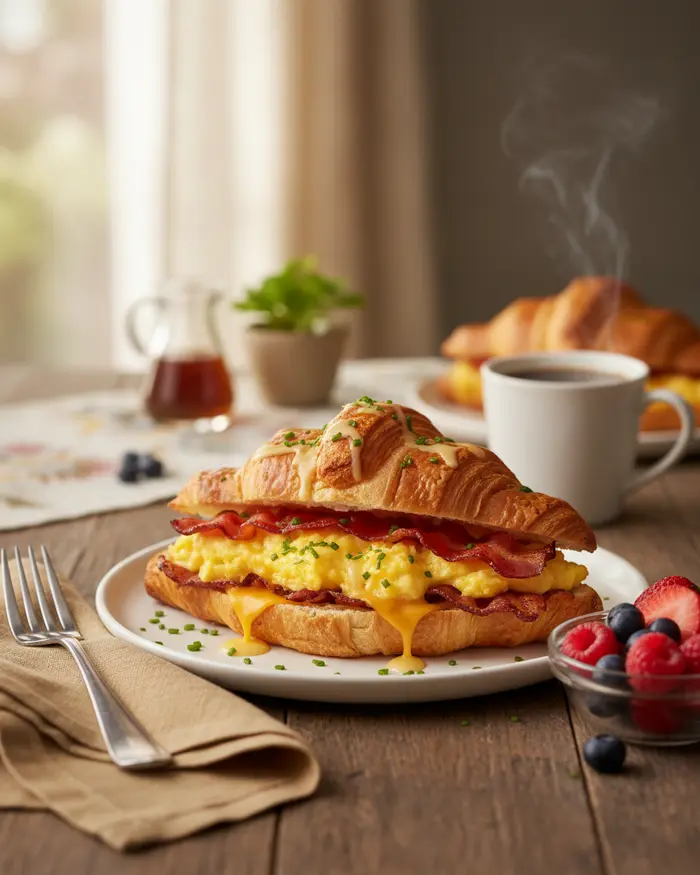 Classic Croissant Breakfasts 4 Croissant Breakfasts serving suggestion