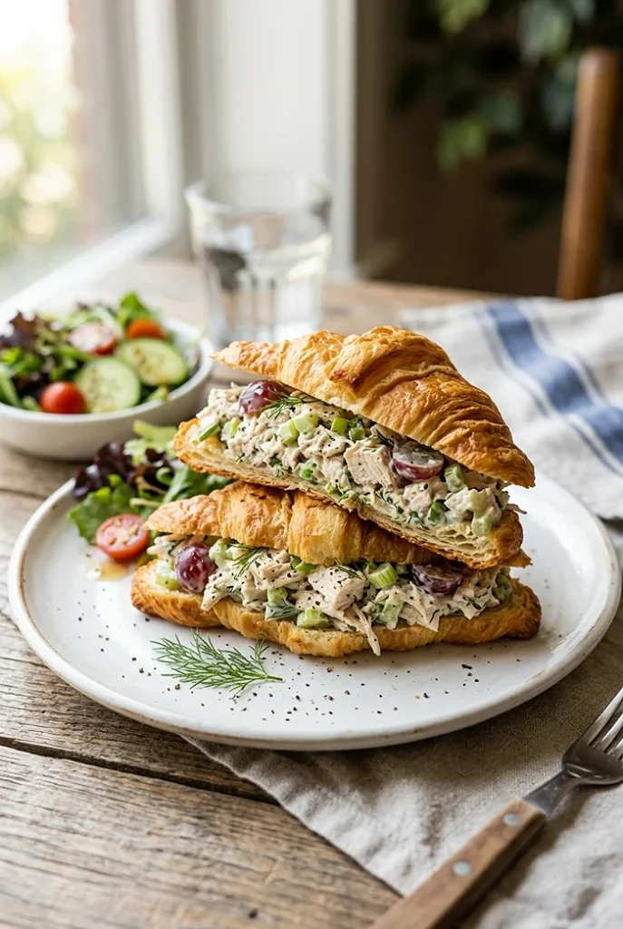easy chicken salad sandwiches