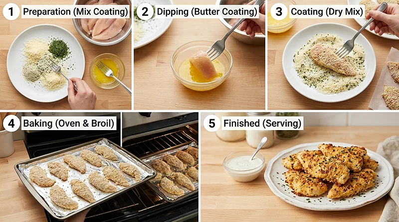 Baked Ranch Chicken Tenders 3 easy family dinner