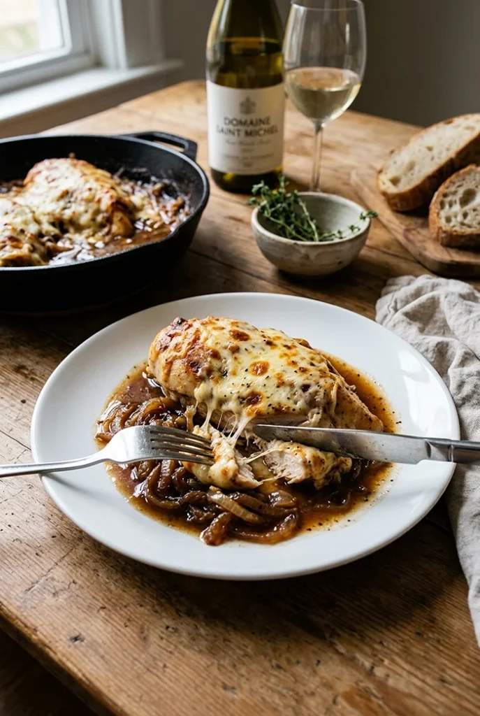 easy french onion chicken