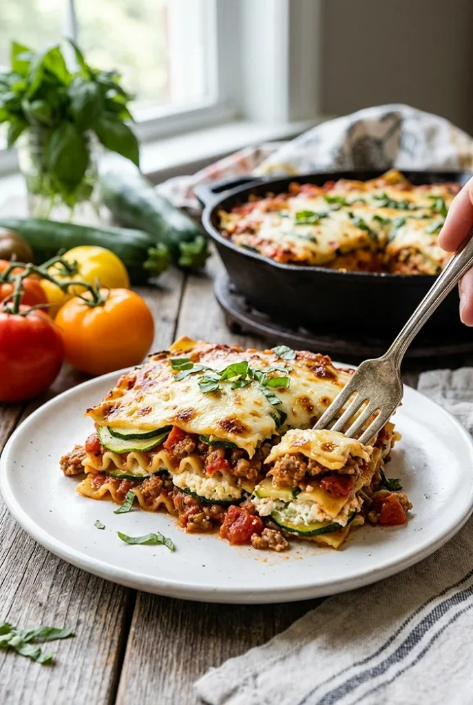easy lasagna skillet