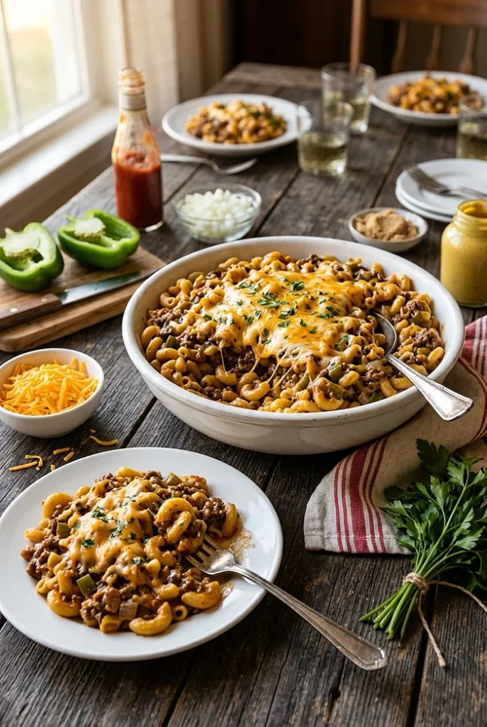 Sloppy Joe Pasta 4 easy sloppy joe pasta