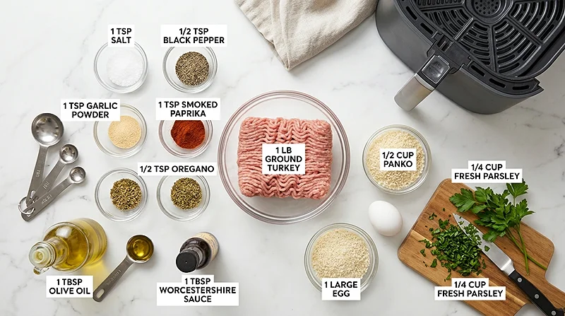 Air Fryer Turkey Burgers 2 easy turkey burger recipe