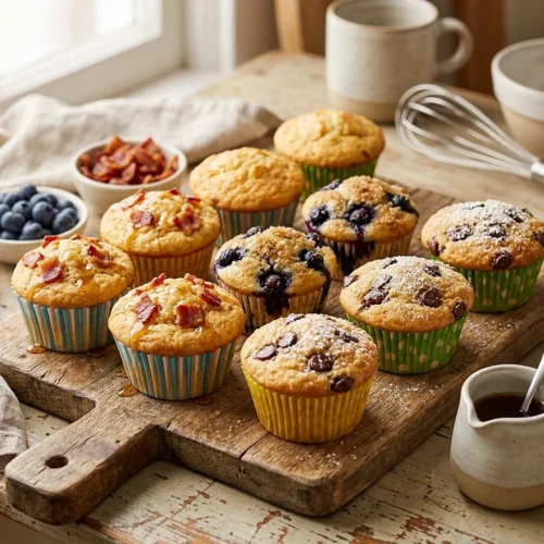 freezer pancake muffins