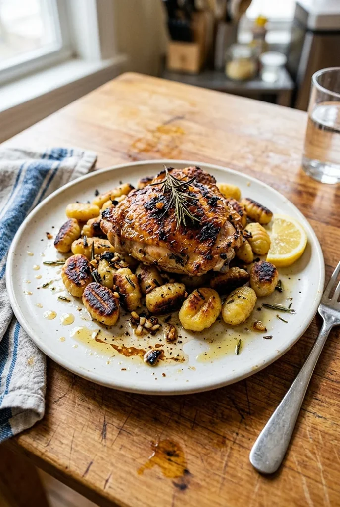 garlic herb chicken one pan meals
