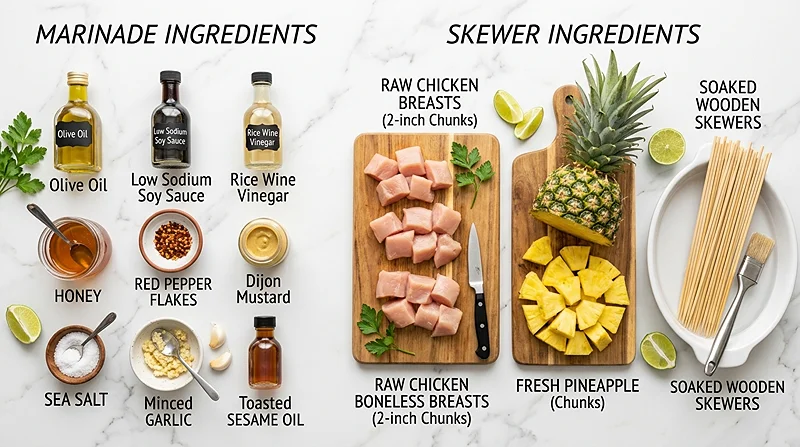 grilled chicken skewers