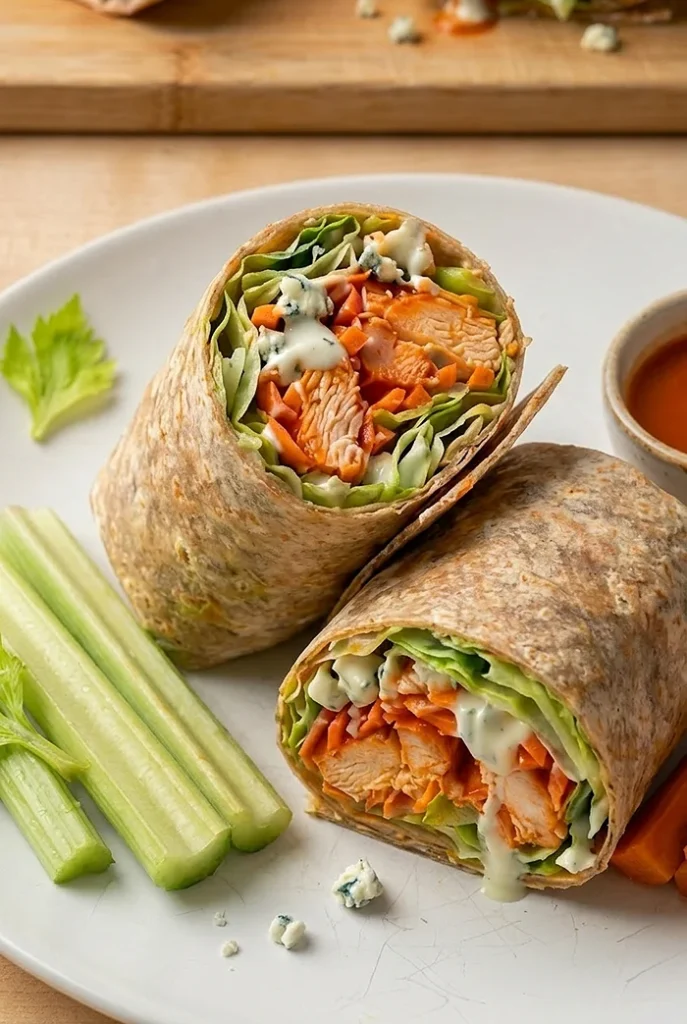 healthy buffalo wrap