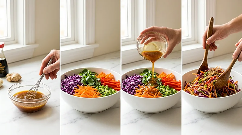 healthy quick fresh salad