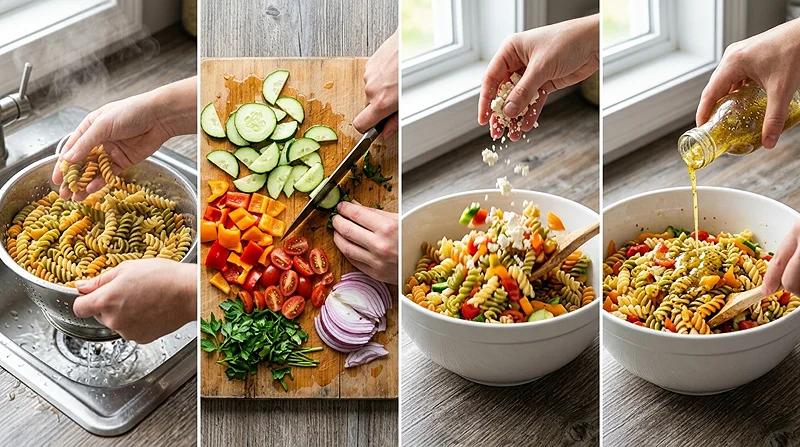healthy quick fresh salad