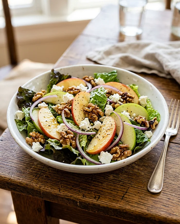 healthy quick fresh salad