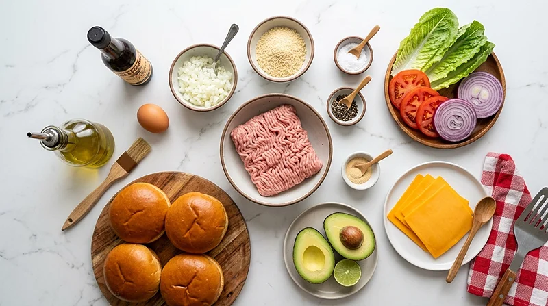 Grilled Turkey Burgers 2 healthy turkey burgers