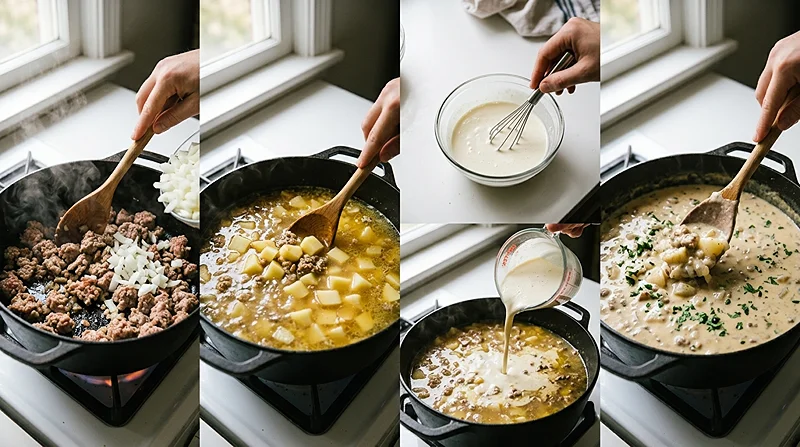 hearty sausage soup
