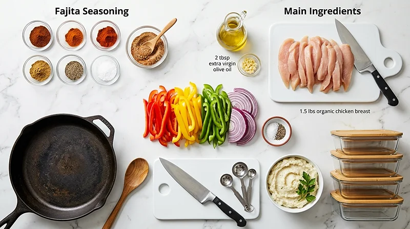 Chicken Fajita Meal Prep Bowls 2 hicken fajita bowls