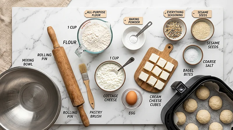 high protein bagel bites