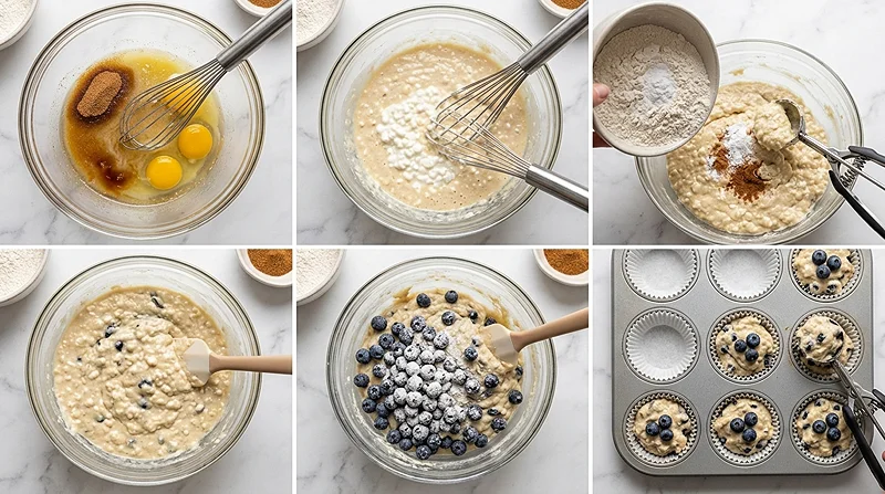 high protein blueberry breakfast