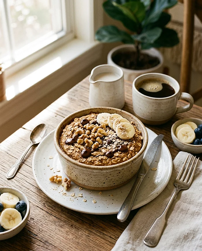 Protein Banana Bread Baked Oats 4 high-protein breakfast