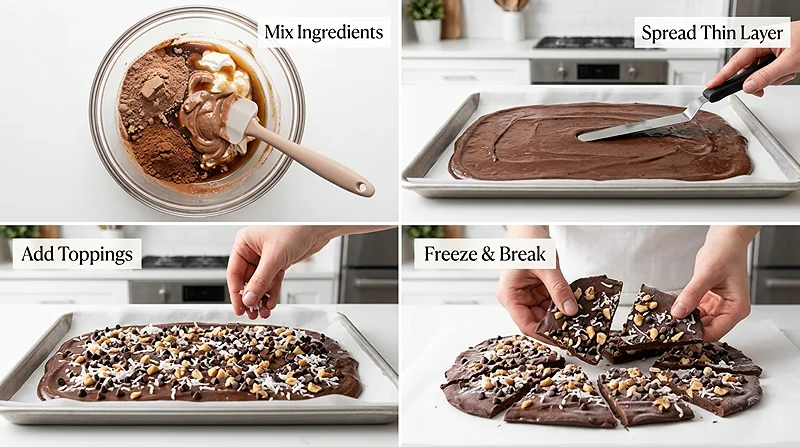 Protein Chocolate Yogurt Bark 3 high protein dessert