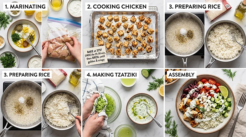 Greek Yogurt Ranch Chicken Bowls 3 high protein meal prep