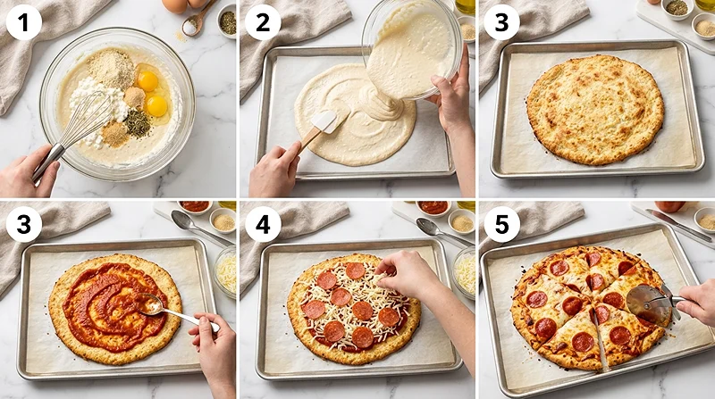 high protein pizza