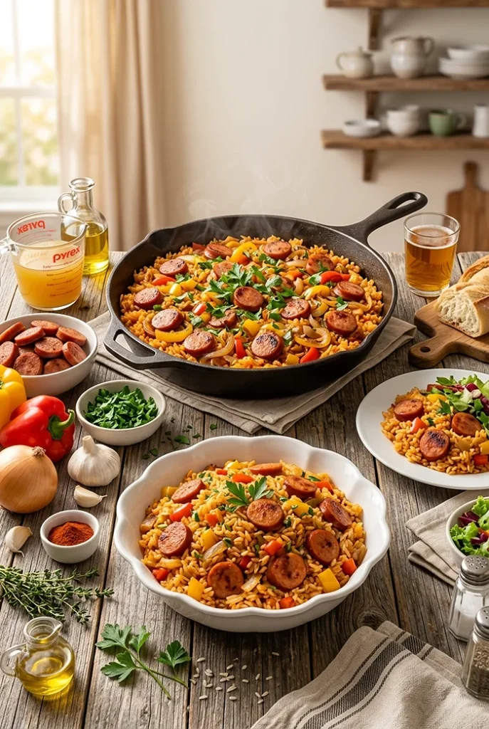one-pan sausage dish
