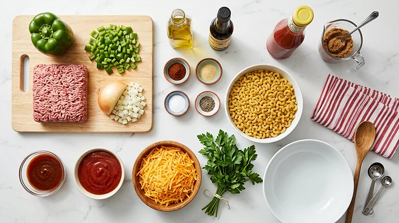 Sloppy Joe Pasta 2 one pot sloppy joe pasta