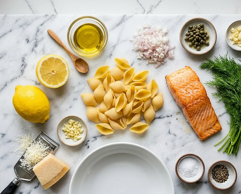 Lemon Dill Salmon Pasta Salad 2 pasta salad recipes