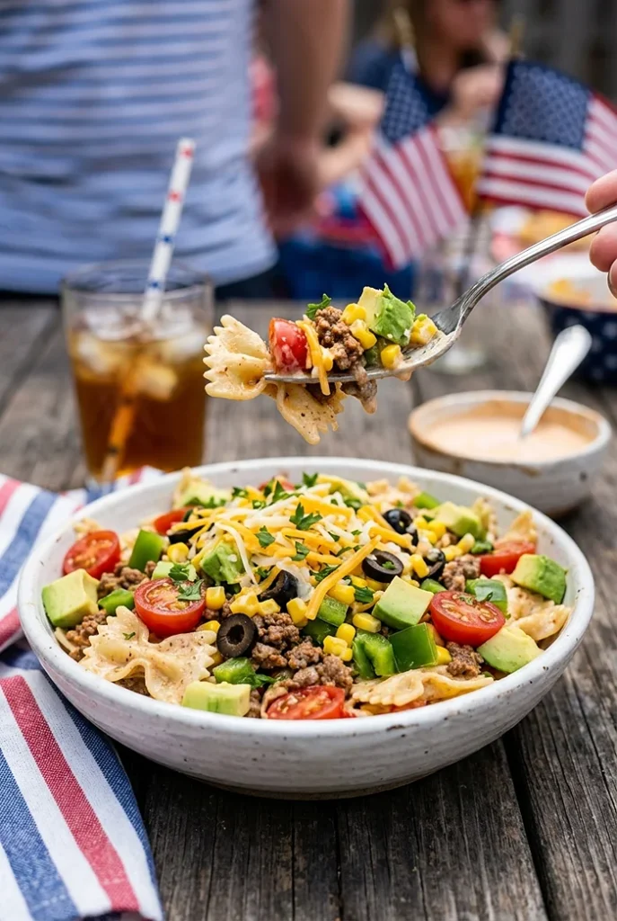 patriotic cookout food