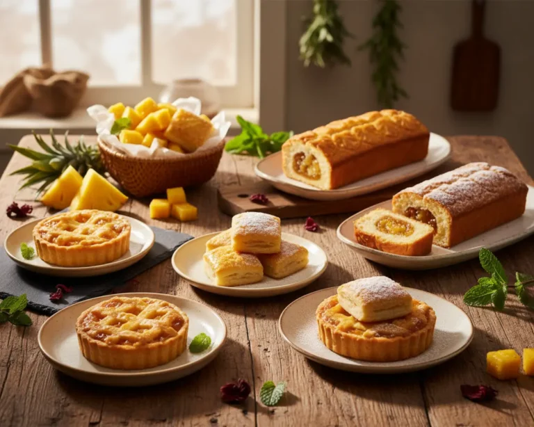 Creamy Pineapple Cakes