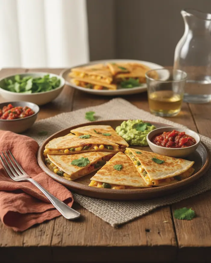 Quesadillas 5 Quesadillas serving suggestion