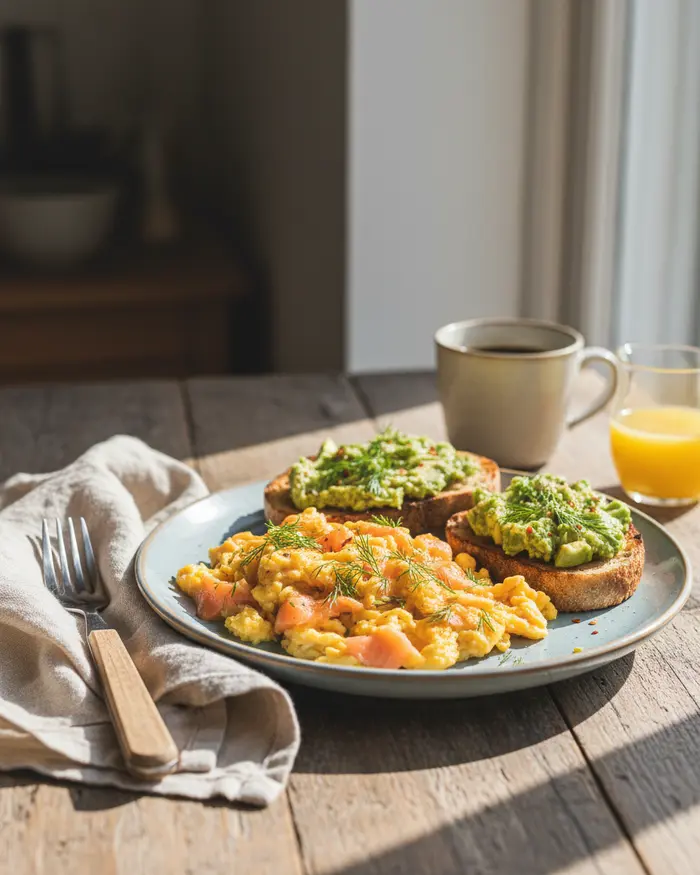 Quick Breakfast Recipes serving suggestion