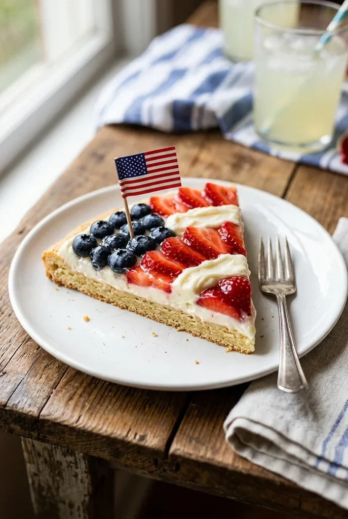 red white and blue dessert